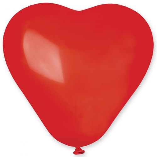 Кулька латексна серце CR / 10 "кристал 42 червона фото