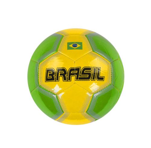 Мяч футбольный (жёлто-зеленый) фото