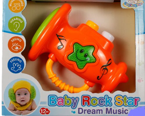 Труба "Baby Rock Star" (оранжевый) фото