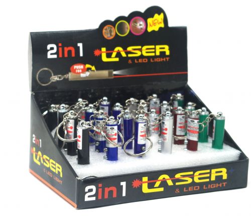Лазер с фонариком 2 в 1 (24 шт) фото