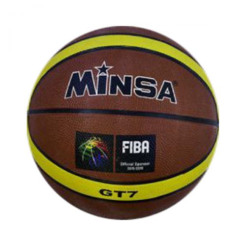 Мяч баскетбольный "Minsa" (коричневый) фото