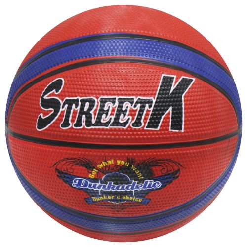 Баскетбольный мяч (красный) фото