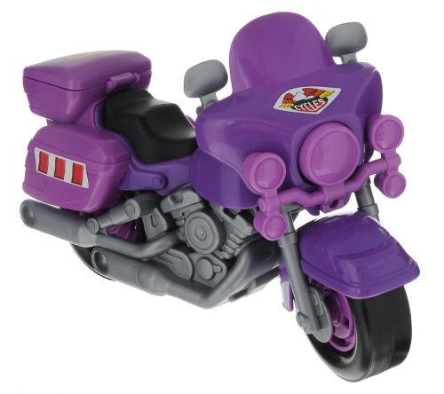 Мотоцикл полицейский "Харлей" (фиолетовый) фото