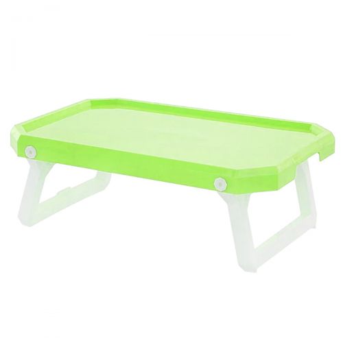 Піднос-столик для дитячого посуду (зелений) фото