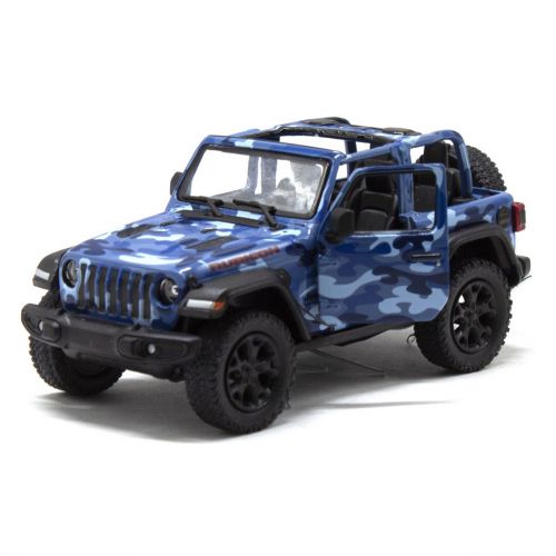 Машинка KINSMART "Jeep.  Wrangler camo edition" (синій) фото