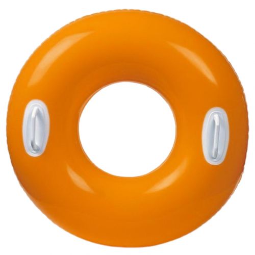 Надувной круг для плавания (оранжевый) фото