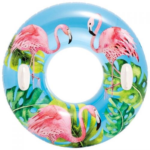 Надувной круг Цветочный, Фламинго фото