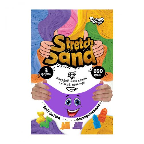 Кинетический песок Stretch Sand фиолетовый фото