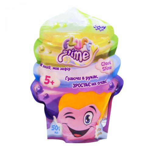 Слайм  Fluffy Slime укр 500 г оранжевый фото