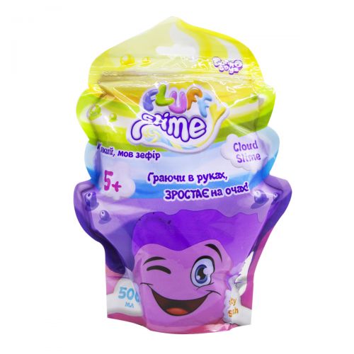 Слайм Fluffy Slime укр 500 г фіолетовий фото