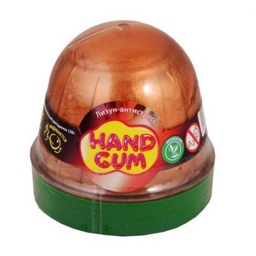 Лизун-антистресс "Hand gum" 120 г бронзовый фото
