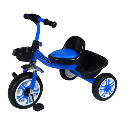 Велосипед триколісний "Drive" синій фото
