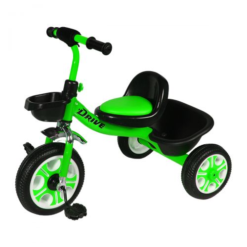Велосипед трехколесный "Drive" зеленый фото