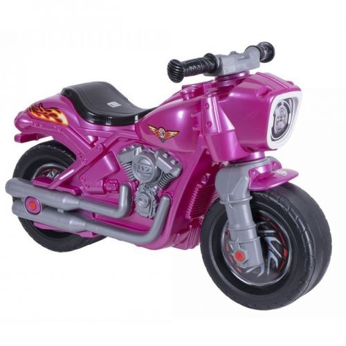 Мотоцикл 2-х колесный розовый фото
