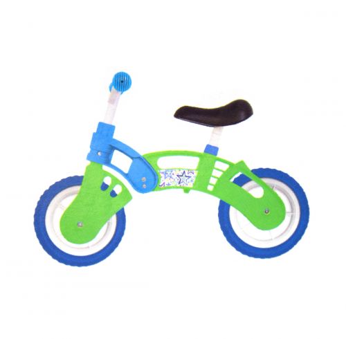Беговел "Star Bike" с шлемом, 10" (бело-красный) фото