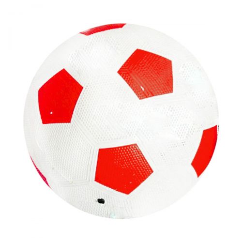 Мяч футбольный бело-красный BT-FB-0203