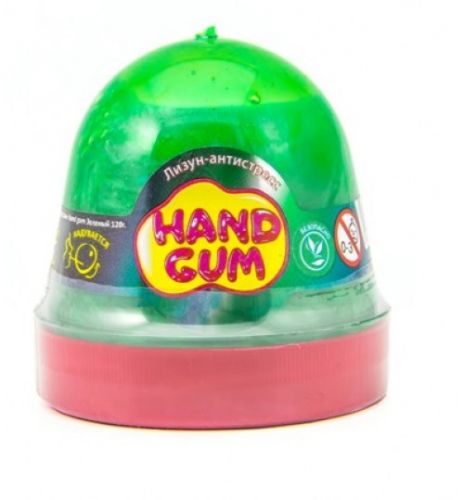 Лизун-антистрес "Hand gum" 120 г зелений фото