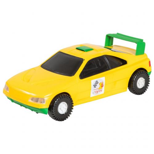 Машинка "Авто-спорт" желтая фото