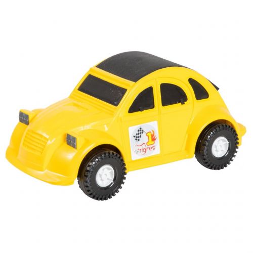 Машина пластиковая Volkswagen Beetle жёлтая фото