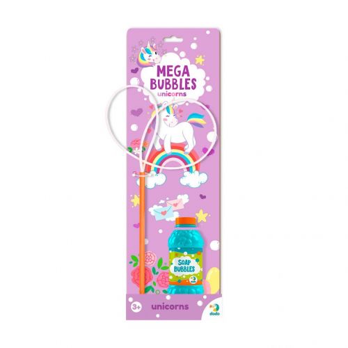 Мильні бульбашки Mega Bubbles Единорожки 450 мл мініатюра фото 1 Мильні бульбашки Mega Bubbles Единорожки 450 мл мініатюра фото 1