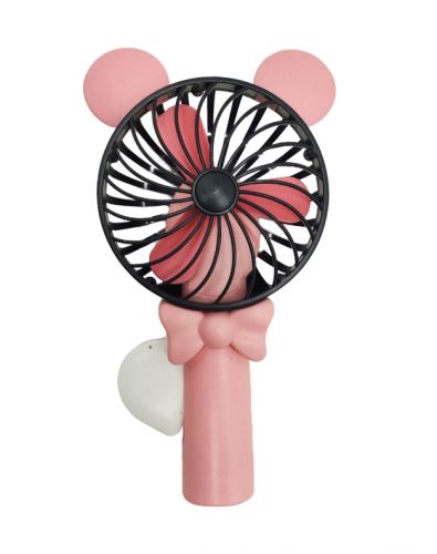 Ручний вентилятор "Mickey Mouse" (рожевий) фото