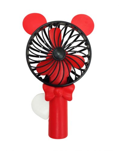 Ручний вентилятор "Mickey Mouse" (червоний) фото