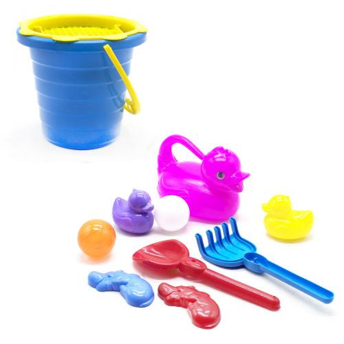 Пісочний набір з лійкою синій  мініатюра фото 1