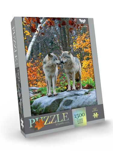 Пазлы "Волки", 1500 эл фото