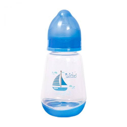 Бутылочка для кормления, 150 мл, 0 месяцев, синий фото
