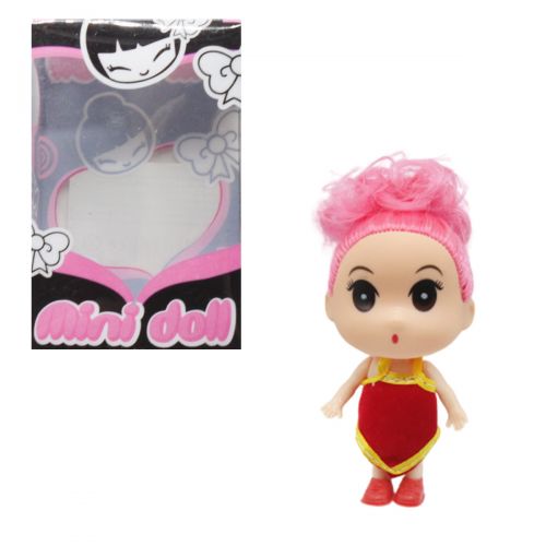 Лялька "Mini doll", рожевий фото