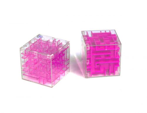 3D головоломка Лабиринт (розовый) фото