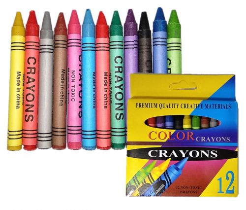 Воскові олівці "Crayons", 12 шт  мініатюра фото 1