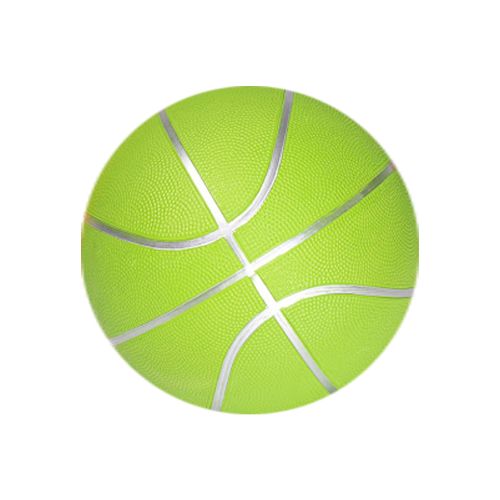 Мяч баскетбольный зеленый, размер 7 фото