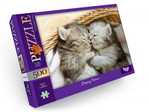 Пазли "Сплячі кошенята" 500 ел фото
