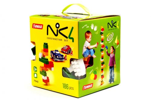 Пластиковий конструктор "NIK4", 186 дет картинка Пластиковий конструктор "NIK4", 186 дет фото