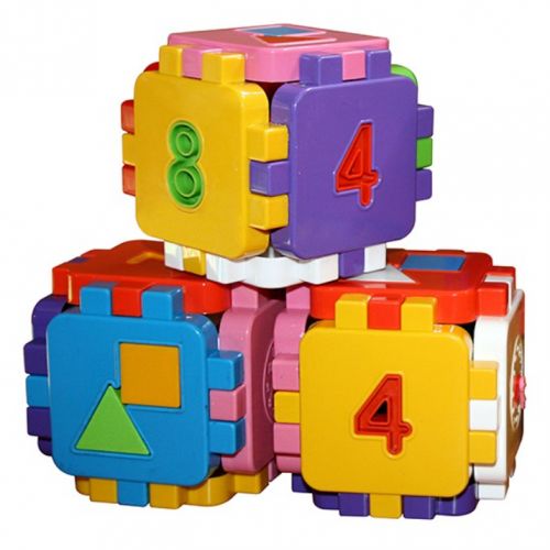 Іграшка дитяча "Кубик-логіка" (сортер) фото
