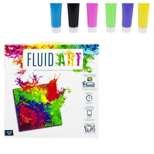 Набор для творчества "Fluid art" фото