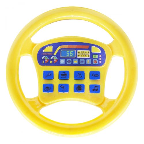 Интерактивная игрушка "Руль", жёлтый фото