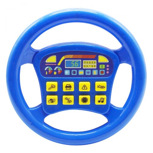 Интерактивная игрушка "Руль", синий фото
