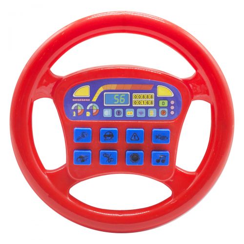 Интерактивная игрушка "Руль", красный фото