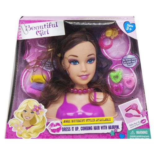Лялька-манекен для зачісок Beautiful Girl вид 1 картинка Лялька-манекен для зачісок Beautiful Girl вид 1 фото