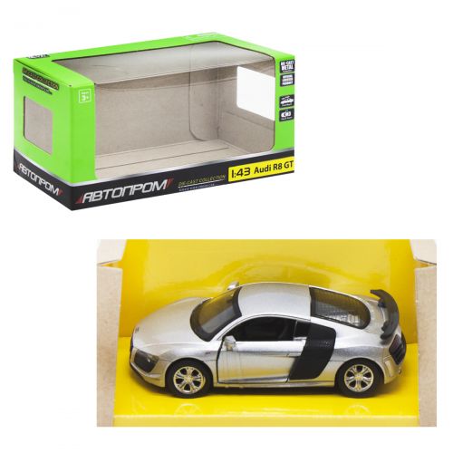 Машинка "Audi R8 GT" з серії "Автопром", сірий фото