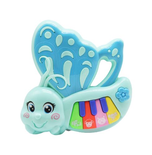 Интерактивная игрушка "Пианино.  Бабочка", бирюзовый фото