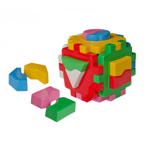 Игрушка куб "Умный малыш Логика 1 ТехноК" (сортер) фото