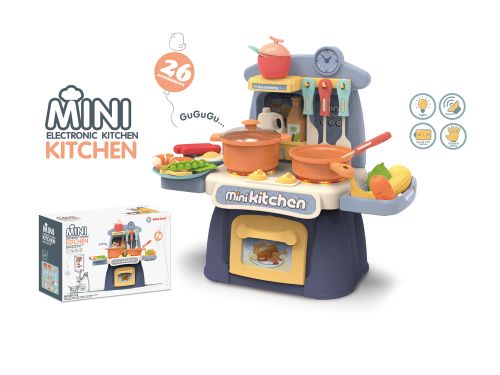 Ігровий набір "Mini Kitchen" зі світловими і звуковими ефектами, 26 ел  мініатюра фото 1