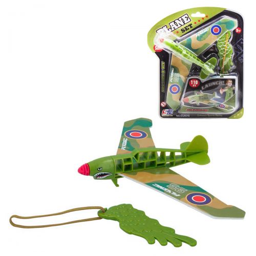 Игрушка "Рогатка-самолет", зеленый фото