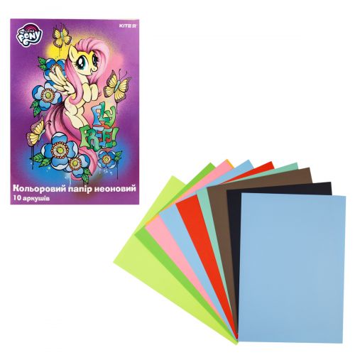 Набор цветной бумаги "Пони" фото