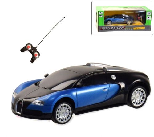 Машинка "Bugatti Veyron" из серии "Автопром" на радиоуправлении, синий картинка Машинка "Bugatti Veyron" из серии "Автопром" на радиоуправлении, синий фото