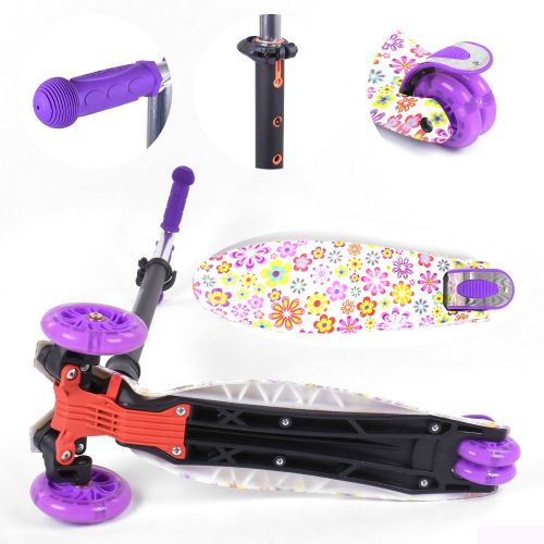 Самокат "Best Scooter", фіолетовий картинка Самокат "Best Scooter", фіолетовий фото