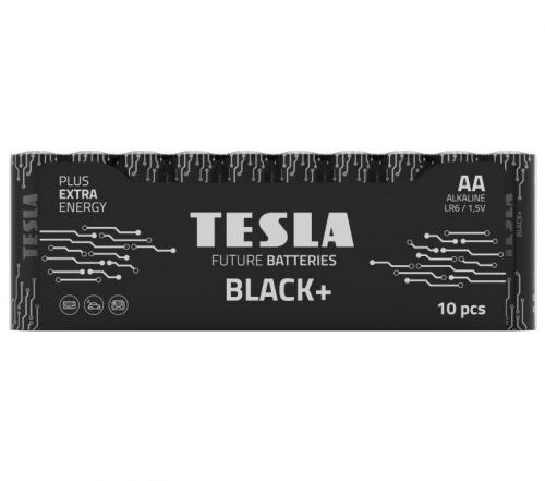 Батарейки "TESLA AA: BLACK+, 10 шт картинка Батарейки "TESLA AA: BLACK+, 10 шт фото